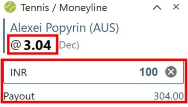 การ พนัน อาจ อธิบาย ได้ ด้วย กฎ เทนนิส
